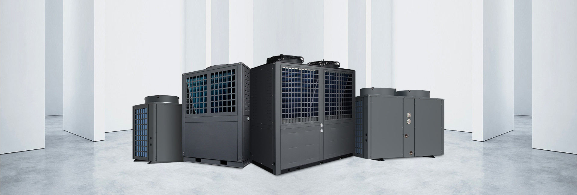 Air Source Commercial Swimming Pool Heat Pump 75KW CE For In Ground Pool