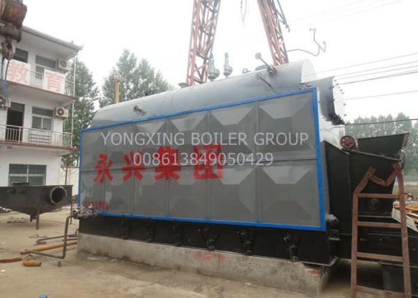 Large Stove Sawdust Fired Boilers / Wood Pellet Fired Steam Boiler 6000Kg Steam
