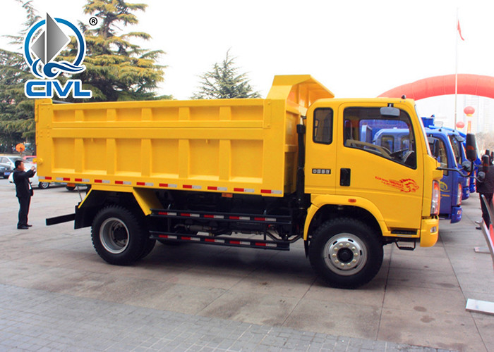 Sinotruk Howo Mini 5 Ton Heavy Duty Dump Truck / 6 Wheeler Truck