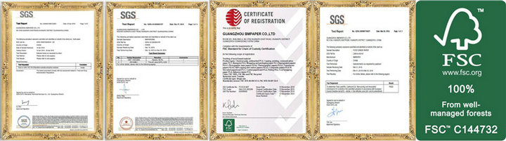Food Grade White Straw Paper Roll Slitted for Drinking FDA FSC Certificate