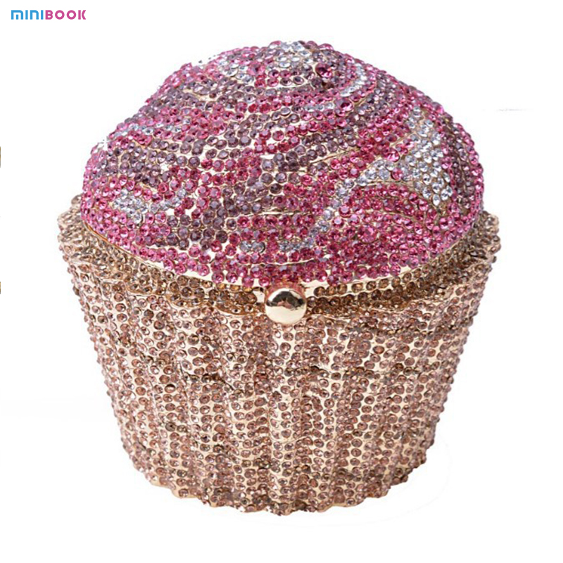 Handmade Crystal Clutch Stone Evening Bags and Clutches for Wedding Gold Blind Diamond