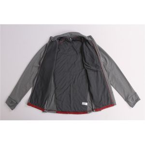 Custom Logo Ployester Mens Softshell Running Jacket With Seamtape