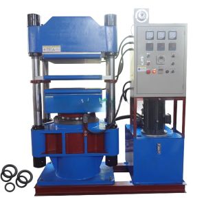 Fully Automatic Electric Heating Rubber Double Vulcanizing Machine / Rubber