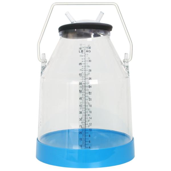 32L Transparent Barrel Milking Bucket Pail Perfect Solution For Dairy Industry