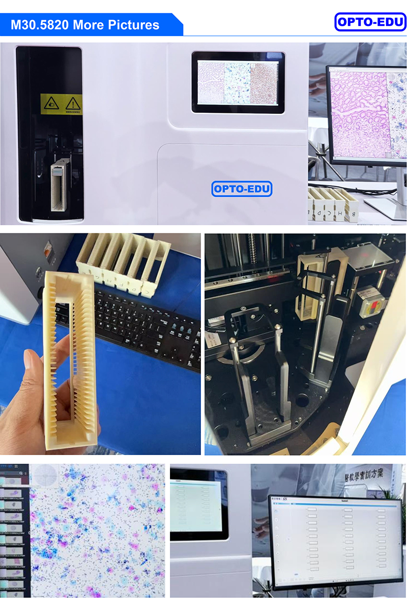 OPTO-EDU M30.5820 Full Auto Microscope Slide Scanner 60/120/240/480 Slides