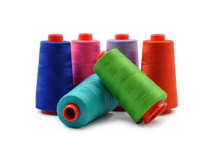 Polyester Industrial Sewing Thread 40/2 100% Cotton Excellent Seam Strength