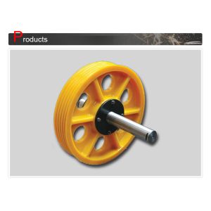 Customized Traction Elevator System Nylon Plastic Guide Pulley Sheave
