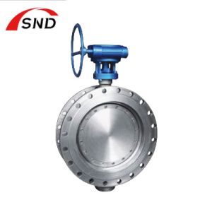OEM Three Eccentric Hard Seal Butterfly Valve Flanged Multi Layer