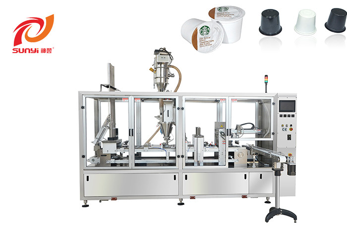 0.8MPa Four Lanes Yoghurt K Cup Filling And Sealing Machine