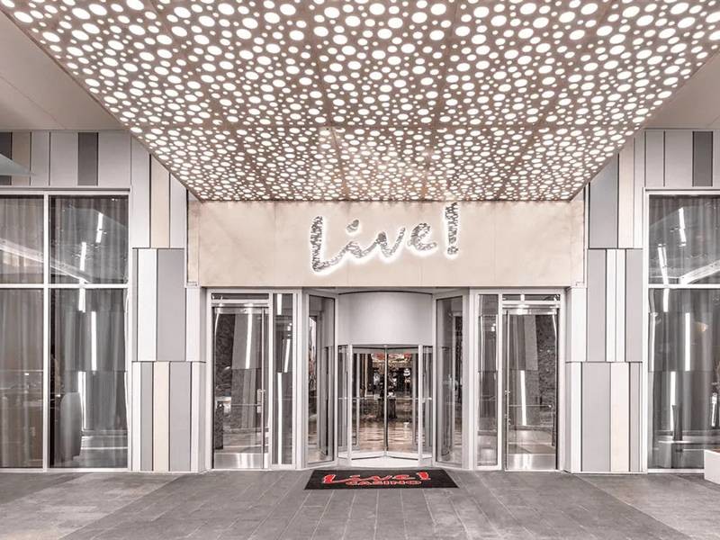 1.5mm Thickness Aluminum Perforated Metal Ceiling Monolithic Appearance For Retrofits