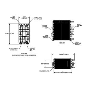 Ionpure LX-Z Series IP-LXM04Z-5 Flow rates 0.22m³/h (1gpm) to 7.67 m³/h (33.8gpm