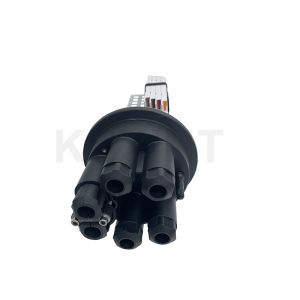 KEXINT 96 Core With Adapter Bracket And 4 Splice Trays Fiber Optic Dome Type