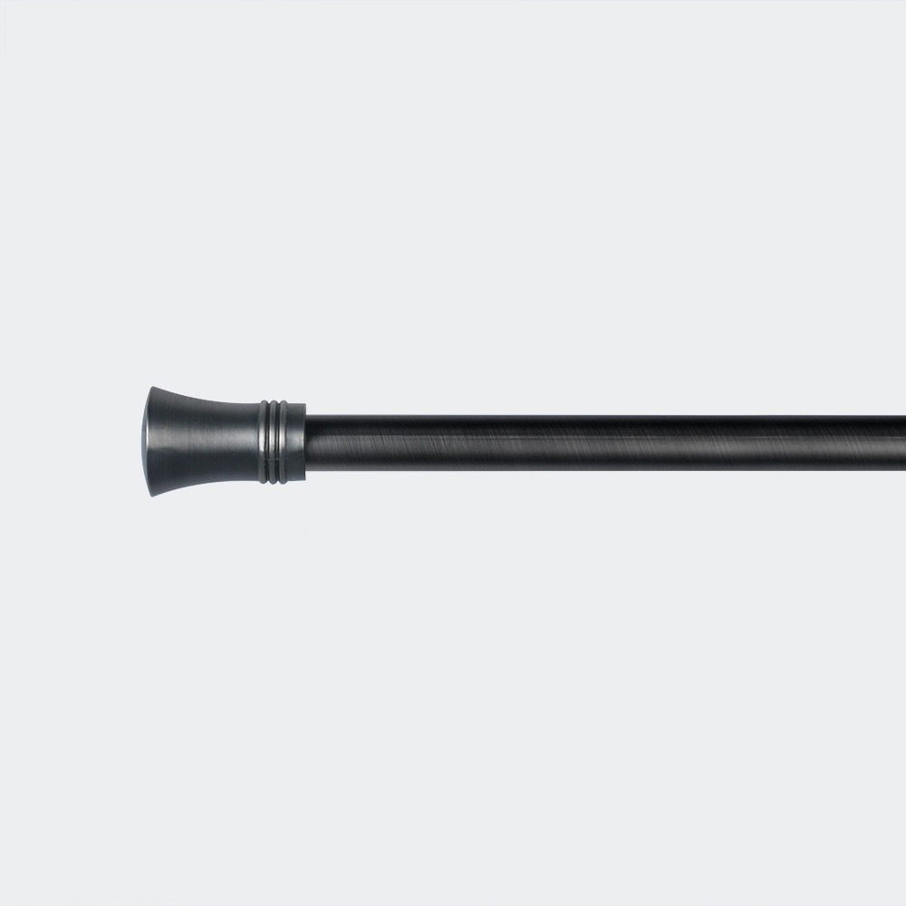 Simple Window Curtain Rod Iron Fashion Home Hardware Extendable Metal Curtain Pole