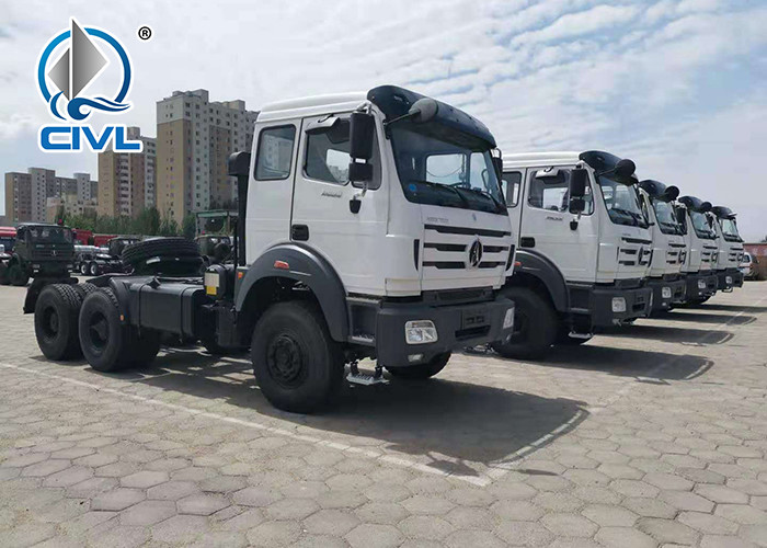 Commercial BEIBEN 6X4 Cargo Truck Chassis EURO II Fuel Tanker Capacity 400L