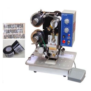 241 Semi Automatic Table Type Coding Machine/ Ribbon Hot Stamping Dater /code
