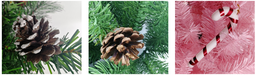 20inch Full PE Christmas Wreath With Artificial Berry Pinecones