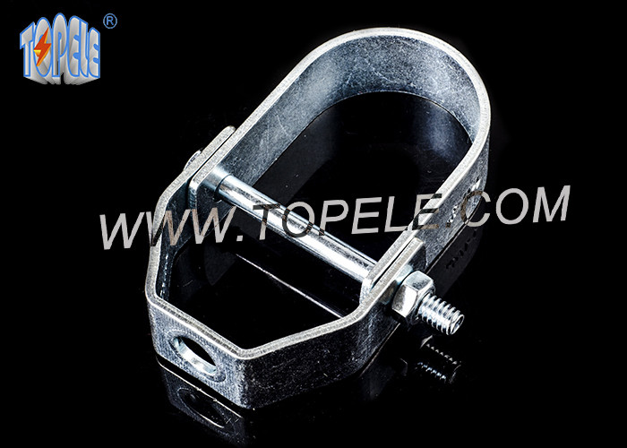 Heavy - Duty Galvanized Steel Conduit Fittings Pipe Clamp Clevis Hanger