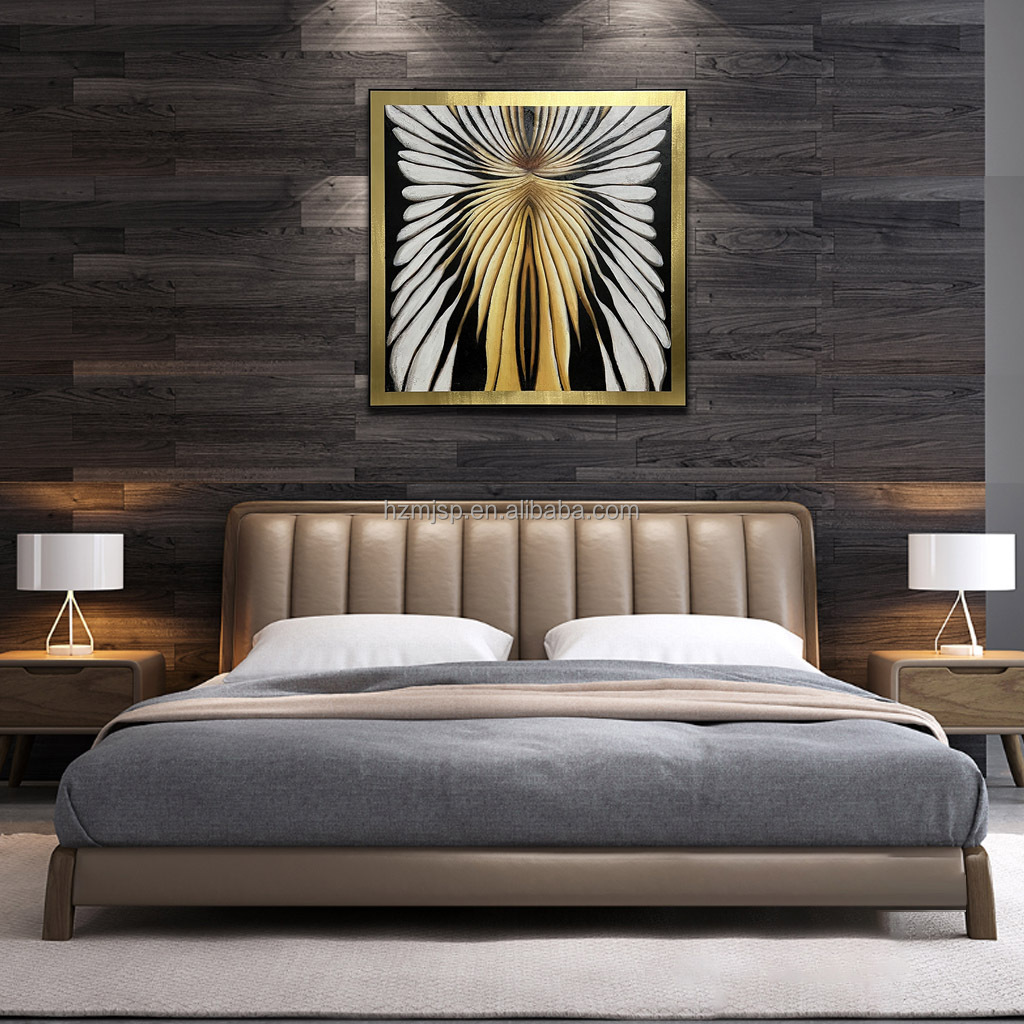 6 Color Print Method Hand Painted Abstract Painting on Canvas for Living Room Decor Modern Abstract Texture Wall Painting