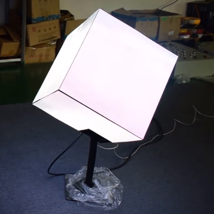 3D Cube Six Faces Advertising Indoor P3 Flexible Led Screen