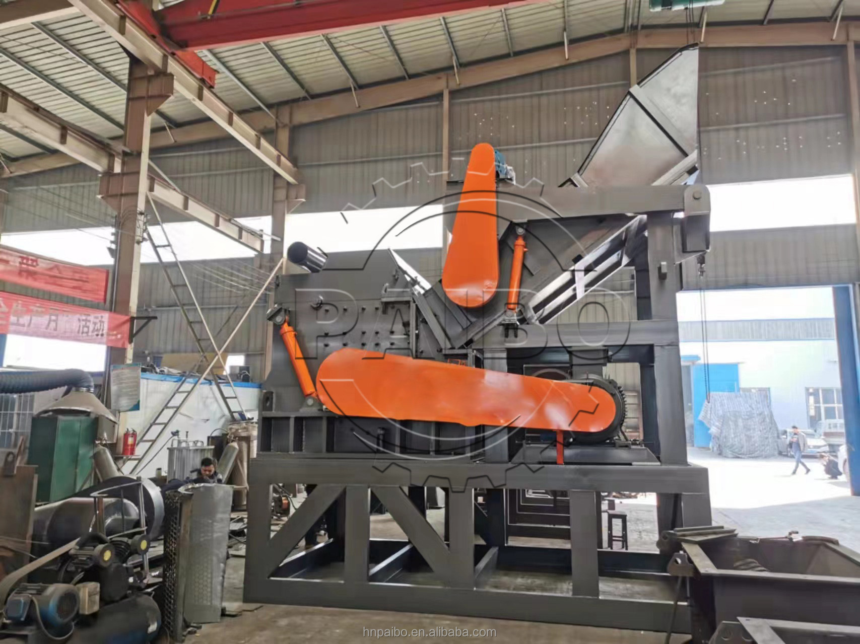 2025 Hammer Mill Crusher Metal Shredder Steel Plant Cutter For Industrial Scrap Recycling Waste