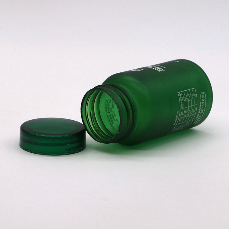 60ml/100ml/120ml/250ml PET Plastic Bottle with Matte Finish Customized Color and Other Medicine