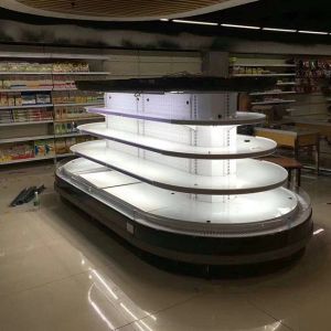 multideck display fridge Open Air Display Cooler For Vegetable Fruit