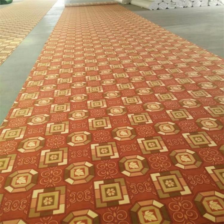 Needle punched Polyester non-woven fiber printed carpet