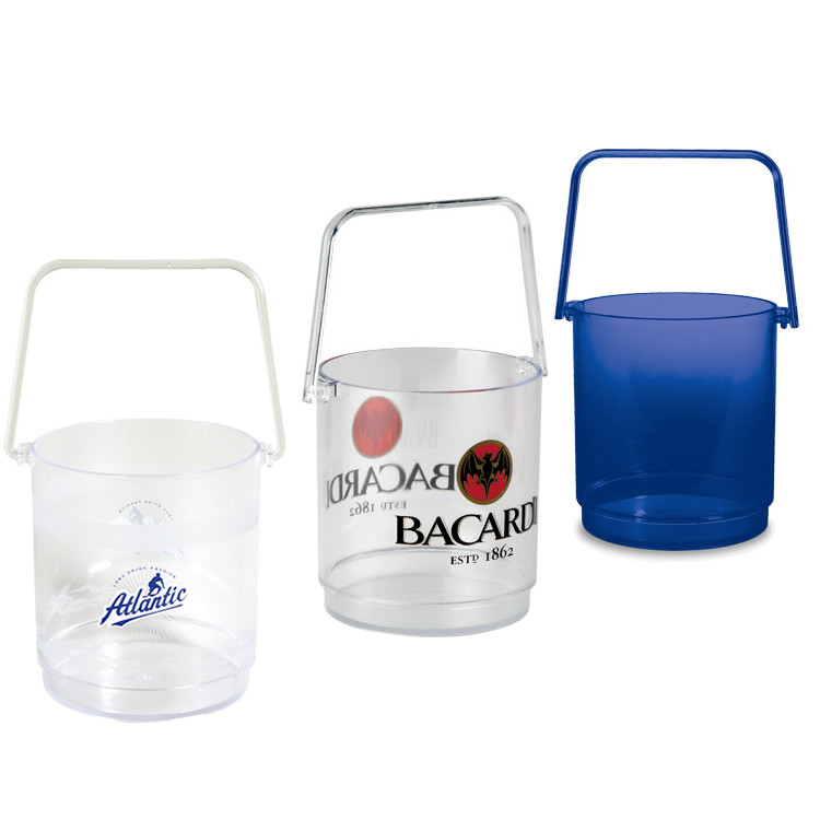 Vintage Plastic Bacardi Champagne Cooler Bucket Smirnoff French Champagne Bucket