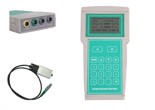 Quality Handheld Non Contact Ultrasonic Flow Meter With Data Logger RS232 Pulse Output for sale