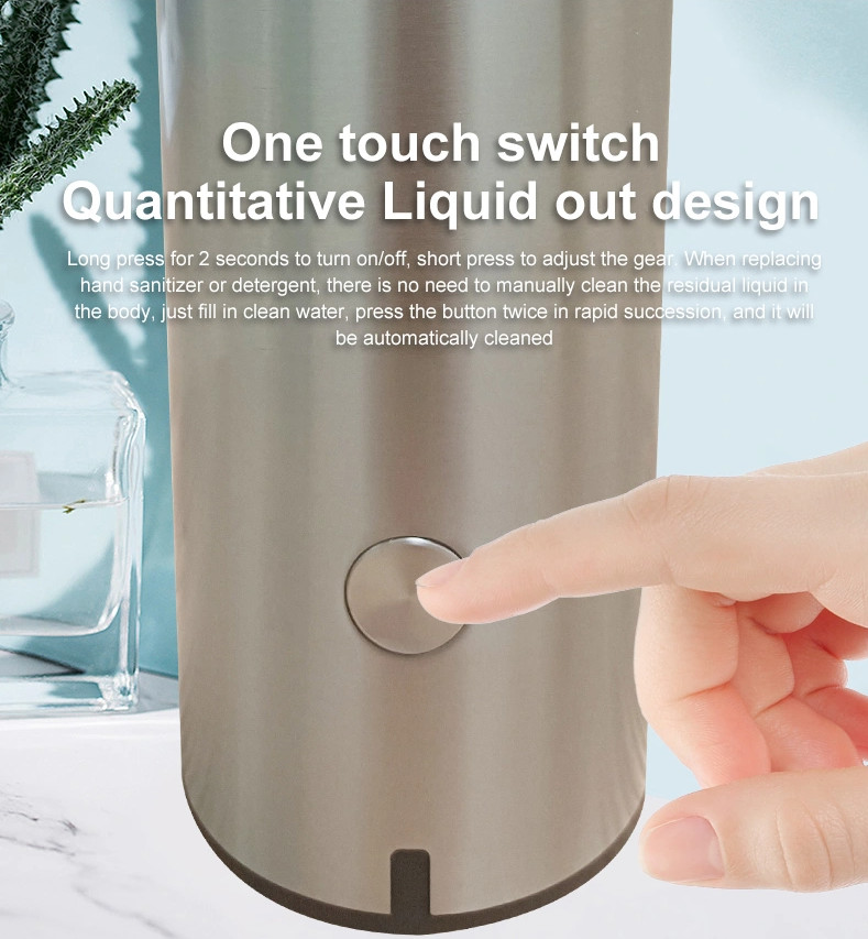 9oz Touchless Sensor Liquid Soap Dispenser Infared Motion Dish Wash Countertop