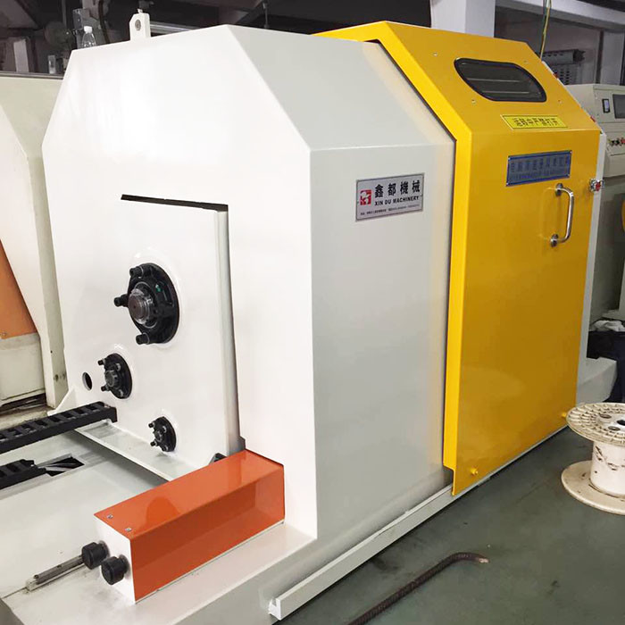 PLC Control Cantilever Single Arm Type Cable Stranding Machine Cored Wire Cabling Machine