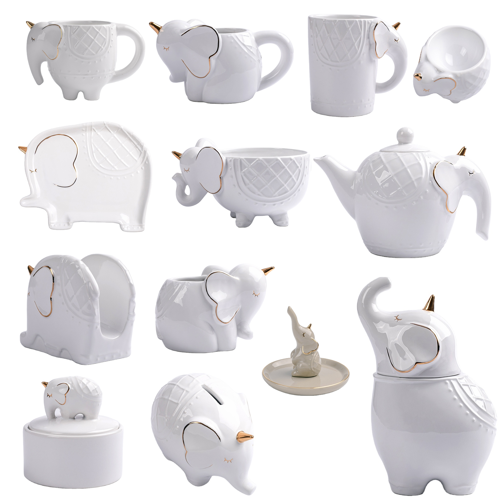 Custom Ceramic mugs, Hand painted 3D Animal Ceramic Coffee mug cup at any shape & size