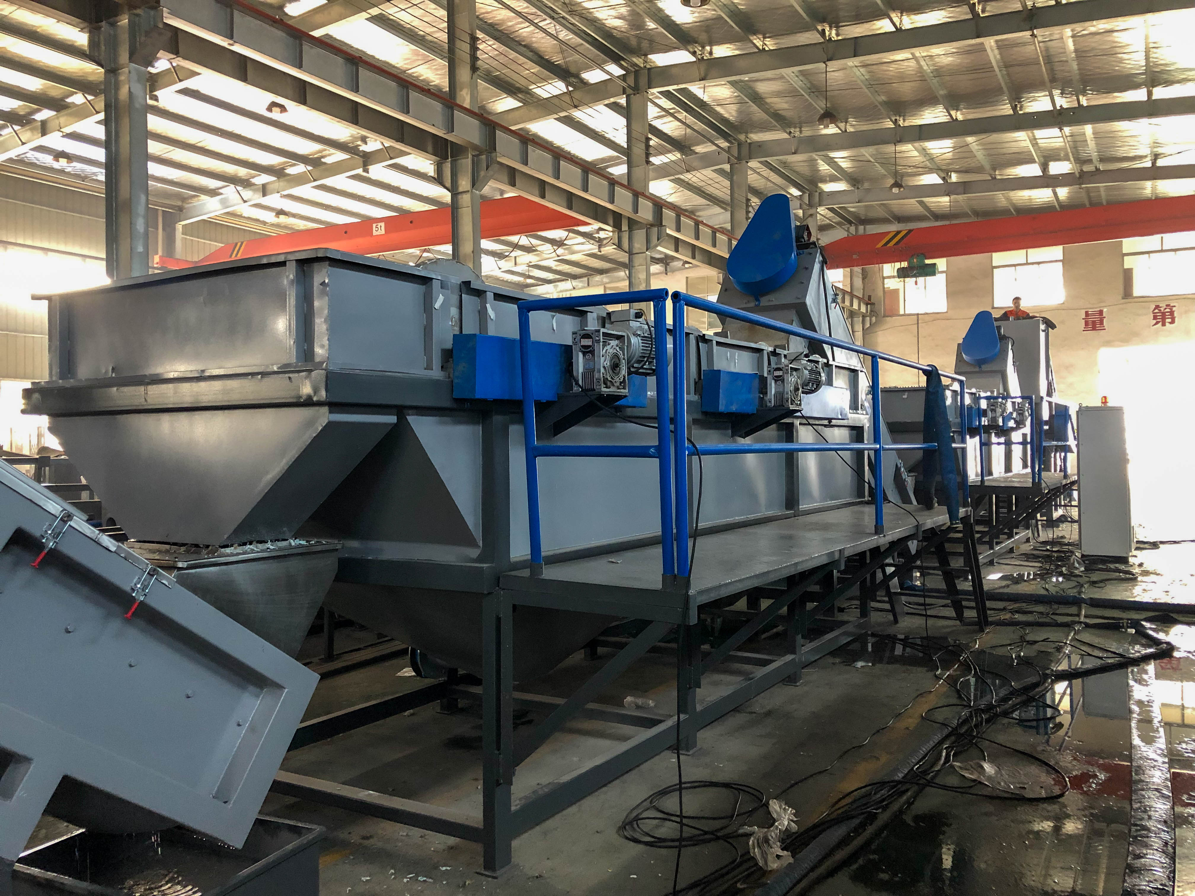 LDPE Mulching Film Recycling Machine LLDPE Film Shredder Machine