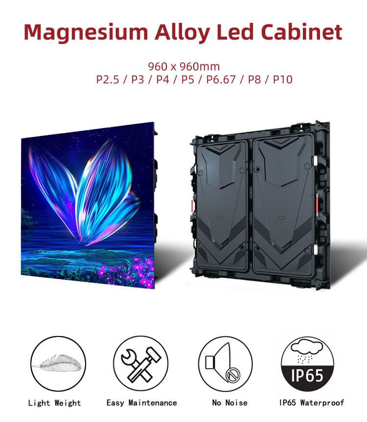 HD P4 SMD1921 Outdoor Led Display Screen Hire For Meeting Room Shopping
