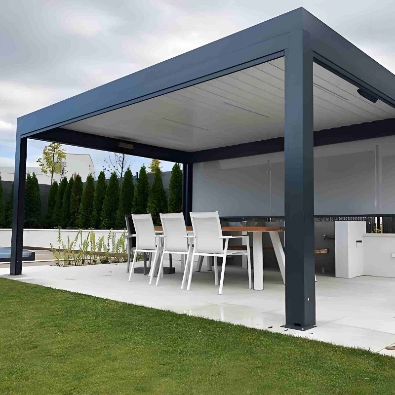 Durable & Stylish Aluminum Pergola with Metal Roof Your Perfect Outdoor Oasis