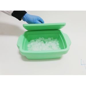 China Portable Ice Storage Container Low Tempe Mini Ice Boeraturx OEM Service Liquid Nitrogen Container With Volume 1L on sale