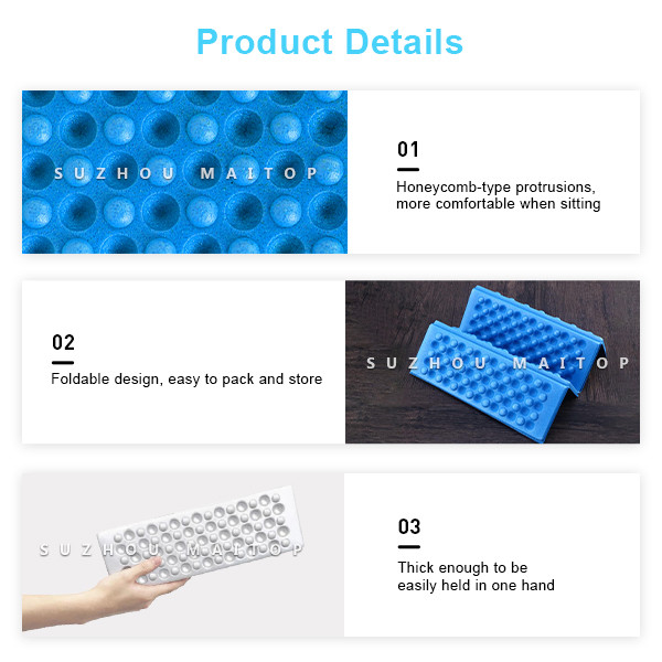40x30cm XPE Foam Cell Camping Mat Moisture Proof Camping Floor Mat