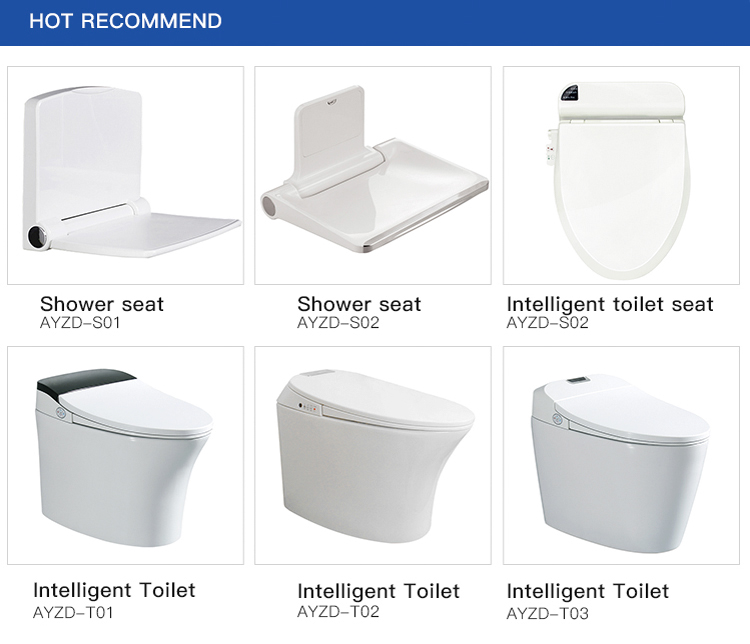 Plastic automatic toilet lid,easy installation toilet seat lid, intelligent smart heating toilet seat lid cover