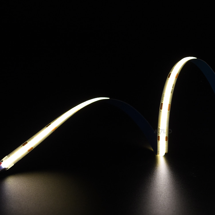 10W/M FCOB 8mm 480LEDs/M COB Reel To Reel LED Strip Light High Density FOB Linear Ribbon Lighting