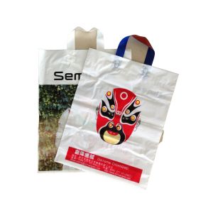 120cpm Side Seal Bag Making Machine 100pcs/min Patch Handle