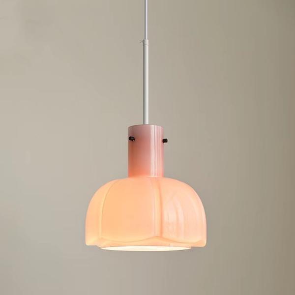 Modern Flower Pendant Lamp Restaurant Lovely Nordic Study Single Coffee Porto