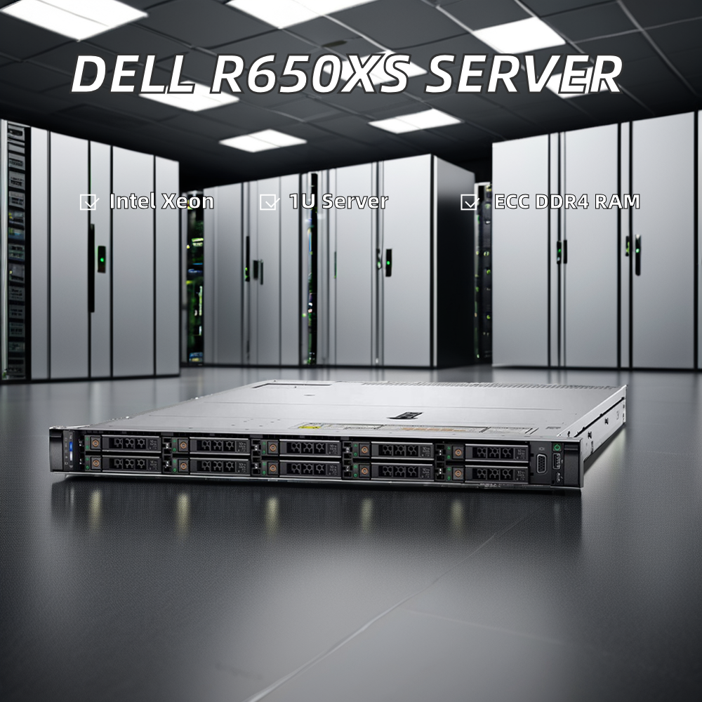 2.8Ghz Network Rack Server R650XS CPU With 64GB DDR4 Memory SSD Hard Drive