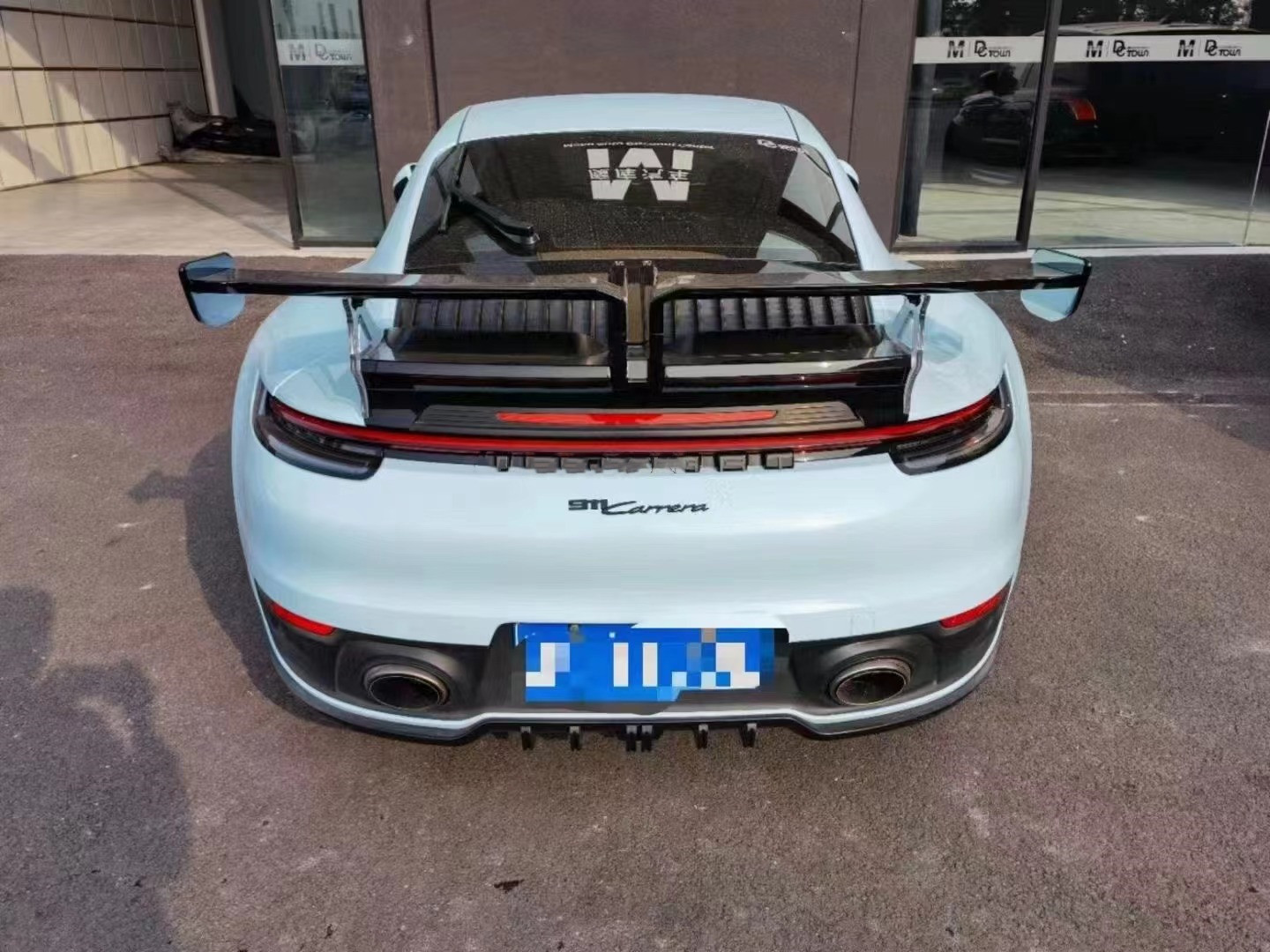 High Quality Carbon Fiber Spoiler Carbon Fiber Spoiler for Porsche 911 992 992 for TechArt Style Spoiler