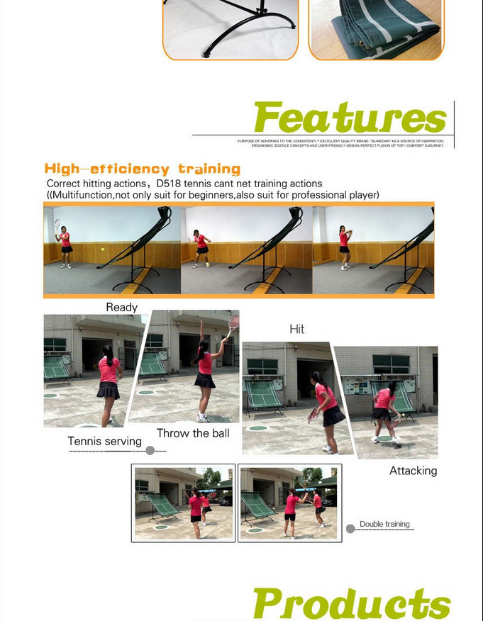 BV Approve 20*30*147CM Tennis Rebounder Wall Tennis Rebound Practice Nets