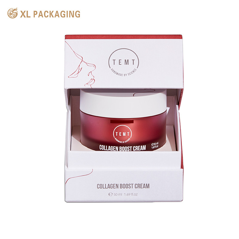 Custom Cosmetic Skin Care Gift Box , Cardboard Paper Packaging Box For Face Cream Environmentally Friendly and Durable