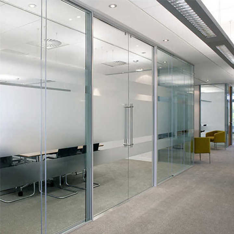 Upgrade Your Space with Simple and Sound Insulation Aluminium Double Glass Spring Door