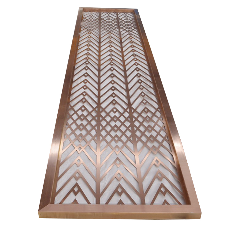Decorative Partition Indoor Hotel Metal Privacy Screens