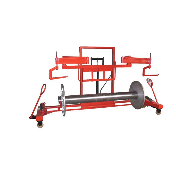 High Duty Steel Hydraulic Heald Frame Warp Beam Trolley Lift
