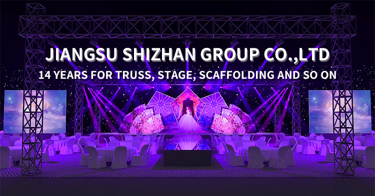 Anti Slip Catwalk Tempered Glass Stage Show Aluminum Frame Loading