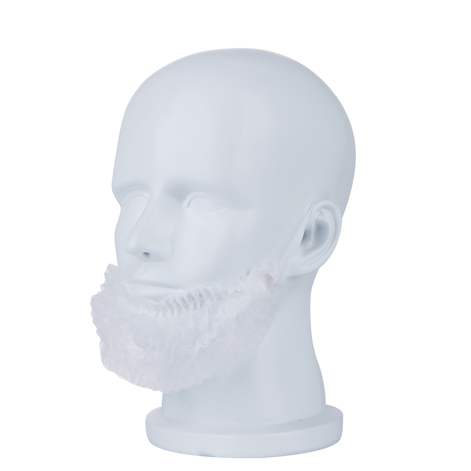 Non-woven Blue/White Net Protector Reusable Beard Nets for Men Food Service Kitchen